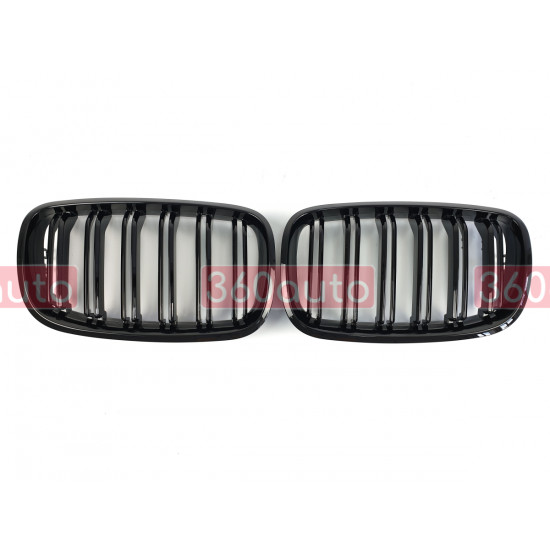 Ноздри Черный глянец (Двойные M-Look) на BMW X5 E70 2010-2013