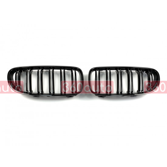Ноздри Черный глянец (Двойные M-Look) на BMW 3 E92, E93 2010-2013