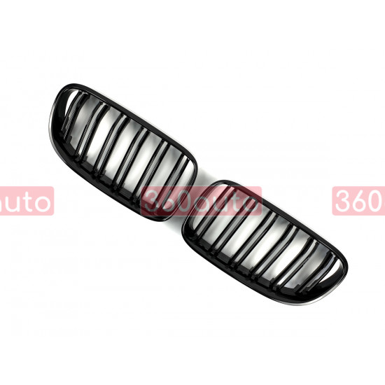 Ноздри Черный глянец (Двойные M-Look) на BMW 3 E92, E93 2010-2013