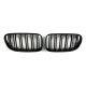 Ноздри Черный глянец (Двойные M-Look) на BMW 3 E92, E93 2010-2013