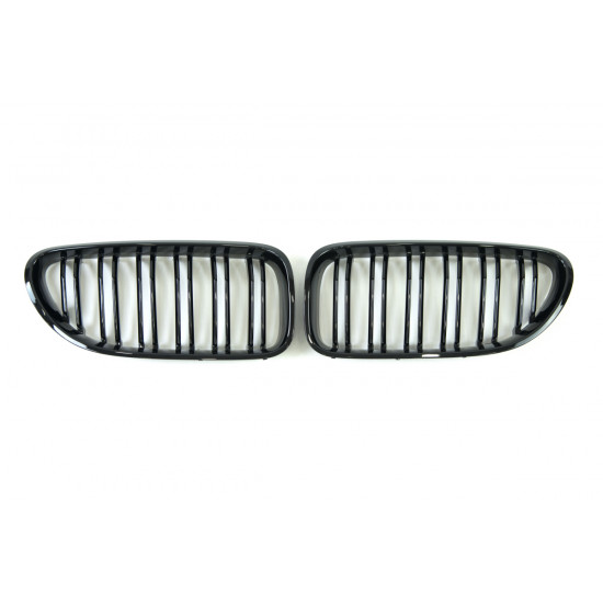 Ноздри Черный глянец (Двойные M-Look) на BMW 6 F06, F12, F13 2012-2017