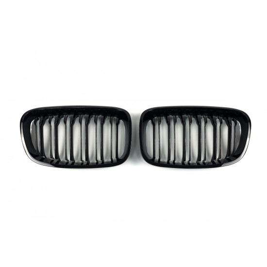 Ноздри Черный глянец (Двойные M-Look) на BMW 1 Series F20/F21 2011-2015 года