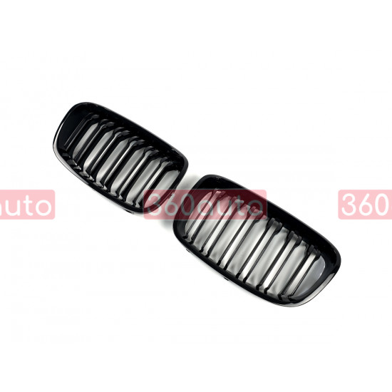 Ноздри Черный глянец (Двойные M-Look) на BMW 1 Series F20/F21 2011-2015 года