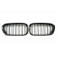Ноздри Черный глянец (Двойные M-Look) на BMW 1 Series F20/F21 2015-2019 года