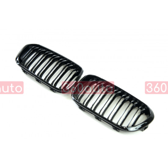 Ноздри Черный глянец (Двойные M-Look) на BMW 1 Series F20/F21 2015-2019 года
