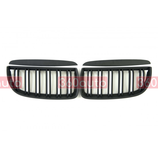 Ноздри Черный мат (Двойные M-Look) на BMW 3 E90, E91 2005-2008