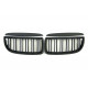 Ноздри Черный мат (Двойные M-Look) на BMW 3 E90, E91 2005-2008