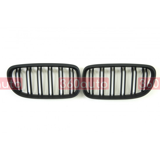 Ноздри Черный мат (Двойные M-Look) на BMW 3 E90, E91 2008-2012