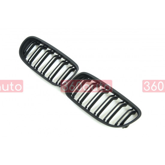 Ноздри Черный мат (Двойные M-Look) на BMW 3 E90, E91 2008-2012