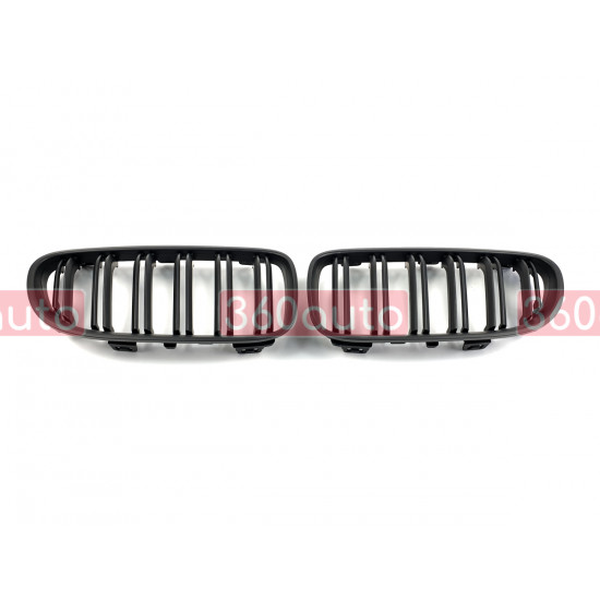 Ноздри Черный мат (Двойные M-Look) на BMW 3 E92, E93 2010-2013