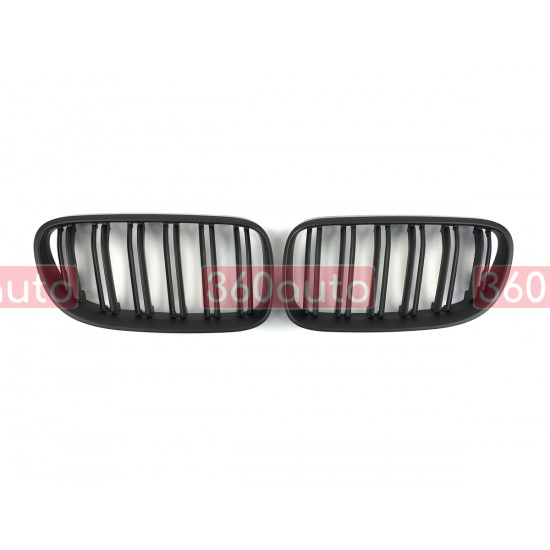 Ноздри Черный мат (Двойные M-Look) на BMW 3 E92, E93 2010-2013