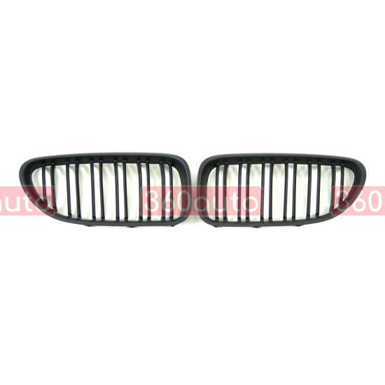 Ноздри Черный мат (Двойные M-Look) на BMW 6 F06, F12, F13 2012-2017