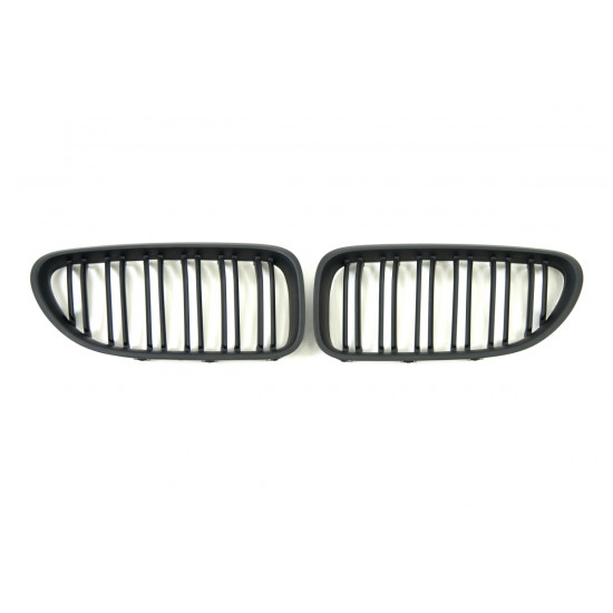 Ноздри Черный мат (Двойные M-Look) на BMW 6 F06, F12, F13 2012-2017