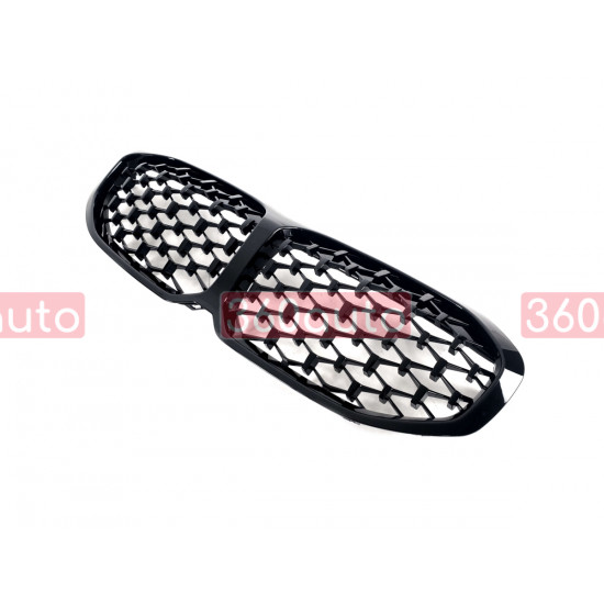 Ноздри Diamond All Black на BMW 1 Series F40/F41 2019-2023 года