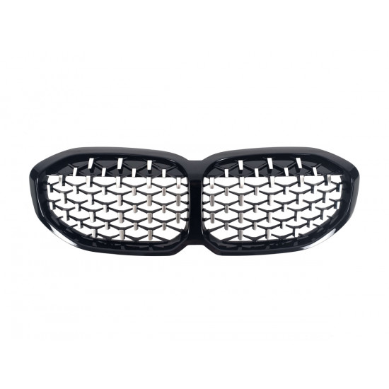 Ноздри Diamond Silver на BMW 1 Series F40/F41 2019-2023 года