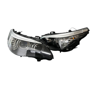 Передние фары Bi-Xenon на BMW 5 E60, E61 2003-2010