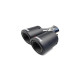 Насадки на выхлоп Carbon ( матовый ) 63mm To 76mm ( двойная В ) на Akrapovič