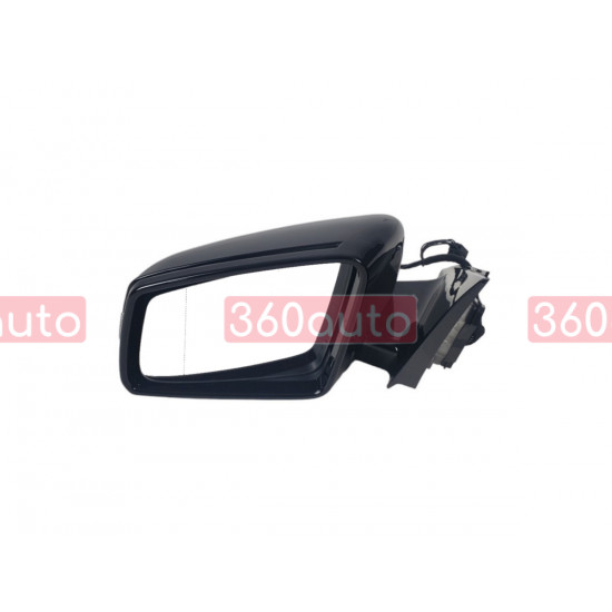 Зеркало в сборе LH (Черное) на Mercedes E-Class W212 2009-2013
