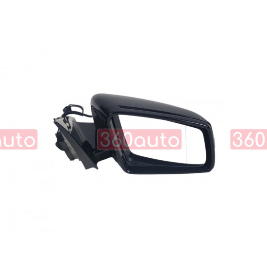 Зеркало в сборе RH (Черное) на Mercedes E-Class W212 2009-2013