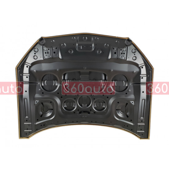 Капот (Алюминий + герметик) на Mercedes GLE-Class W167 2018-2023