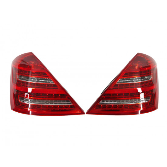 Задние фонари (LCI) на Mercedes-Benz S-Class W221 2009-2013 года
