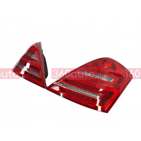 Задние фонари (LCI) на Mercedes-Benz S-Class W221 2009-2013 года