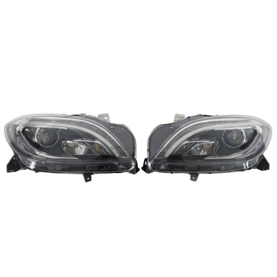 Передние фары (Bi-Xenon) без блоков на Mercedes-Benz ML-Class W166 2011-2015 года