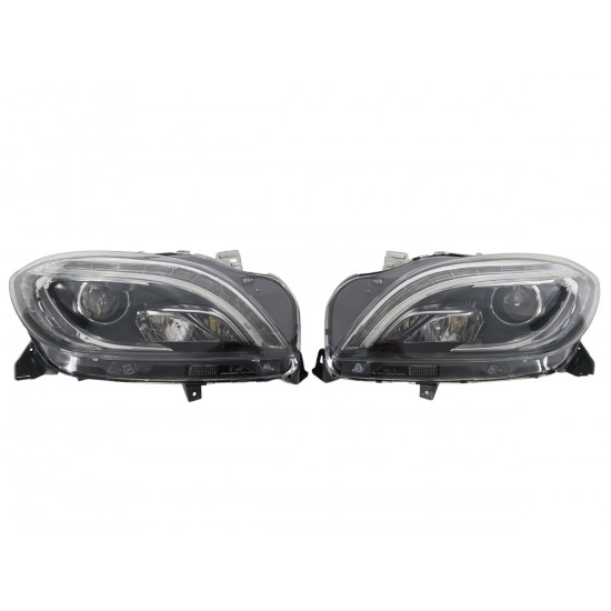 Передние фары (Bi-Xenon) без блоков на Mercedes-Benz ML-Class W166 2011-2015 года