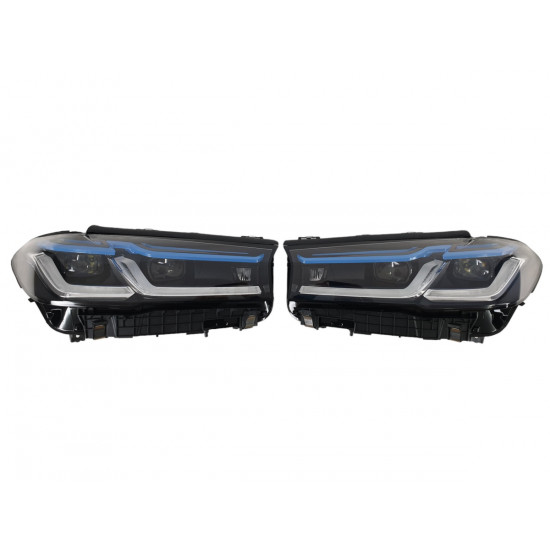 Передние фары (в стиле LCI Laser) V4 на BMW 5 Series G30/G31 2017-2020 года