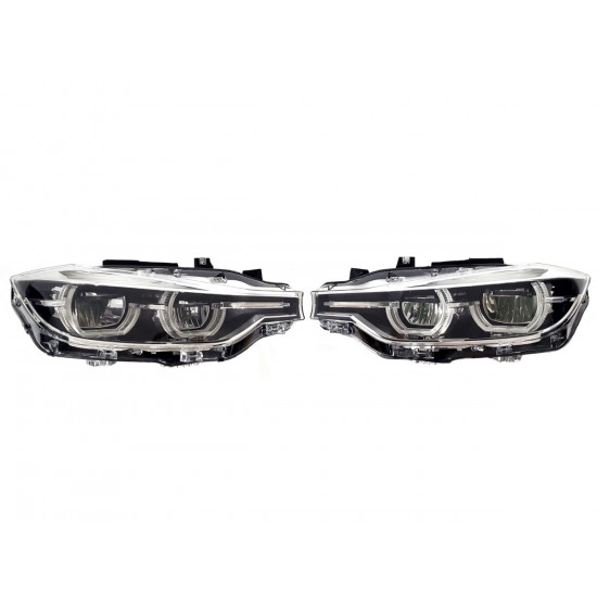 Передние фары Full Led ( замена галогена ) на BMW 3 Series F30 / F31 2011-2018 года