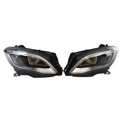 Передние фары LED ( апгрейд из галогена ) на Mercedes-Benz GLA-Class X156 2013-2017 года