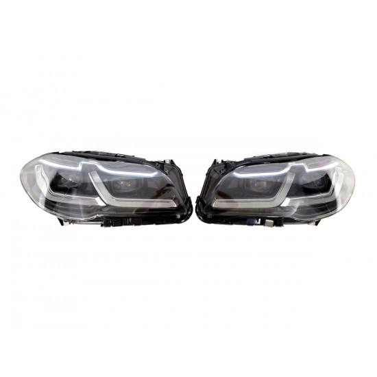 Передние фары стиль G30 Laser LCI на BMW 5 Series F10/F11 2010-2017 года