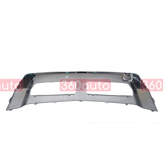 Накладки на бампер передний Normal (Хром) на Mercedes-Benz ML-Class W166 2011-2015 года.