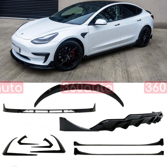 Аэро кот (комплект дооснащения) на Tesla Model 3 2017-2022 года