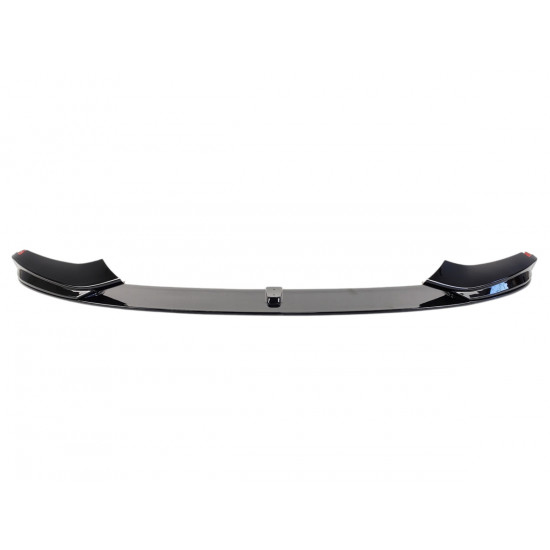 Губа (переднего бампера) Черный глянец (M-Performance) V1 на BMW 4 Series F32 / F33 2013-2020 года