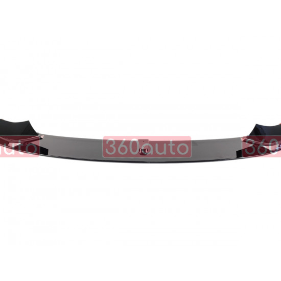 Губа (переднего бампера) Черный глянец (M-Performance) V1 на BMW 4 Series F32 / F33 2013-2020 года