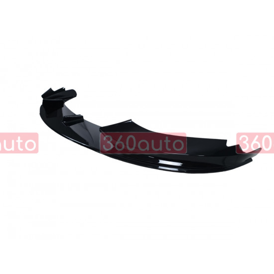 Губа (переднего бампера) Черный глянец (M-Performance) V2 на BMW 4 Series F32 / F33 2013-2020 года