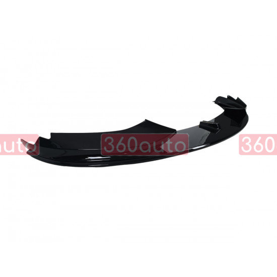 Губа (переднего бампера) Черный глянец (M-Performance) V2 на BMW 4 Series F32 / F33 2013-2020 года
