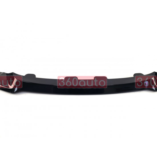 Губа (переднего бампера) Черный глянец M3 F80/M4 F82 (CS) на BMW 3 Series F30/F31 2011-2018 года