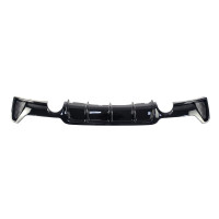 Диффузор (заднего бампера) Черный глянец (M-Performance) 0--0 на BMW 4 Series F32 / F33 2013-2020 года