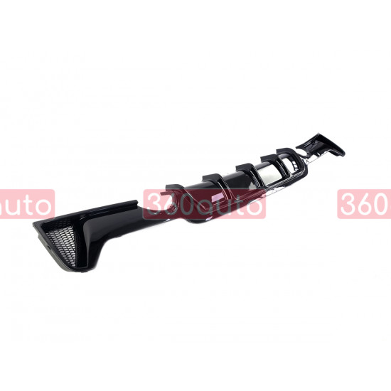 Диффузор (заднего бампера) Черный глянец (M-Performance) 0--0 на BMW 4 Series F32 / F33 2013-2020 года