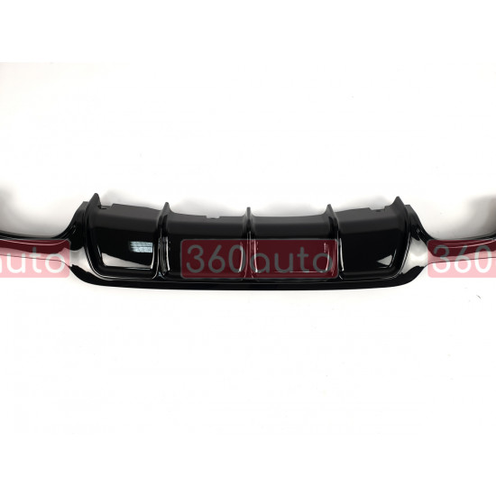 Диффузор (заднего бампера) Черный глянец (M-Performance) 00-00 на BMW 4 Series F32 / F33 2013-2020 года