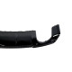 Диффузор (заднего бампера) Black/Chrome Pipe (в стиле RS3) Sedan на AUDI A3 8V 2012-2016 года