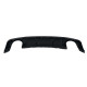 Диффузор (заднего бампера) Black/Chrome Pipe (в стиле RS3) Sedan на AUDI A3 8V 2012-2016 года