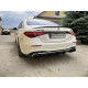 Диффузор (заднего бампера) Full Black / Chrome Pipe (стиль S63 AMG) на Mercedes-Benz S-Class W223 2020-2024 года