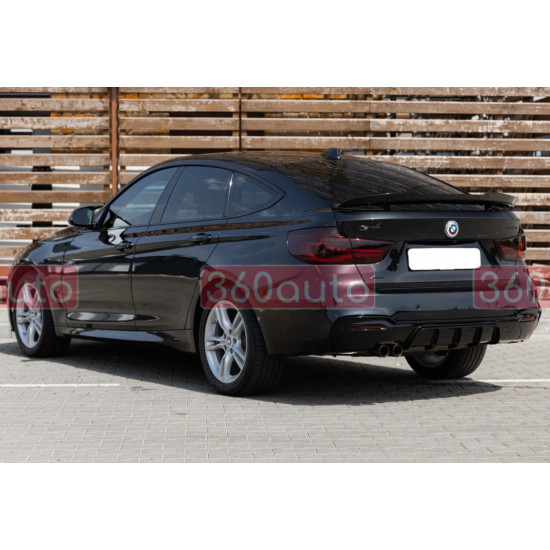Диффузор (заднего бампера) Черный глянец M-Performance 00-- на BMW 3 Series (GT) F34 2013-2019 года