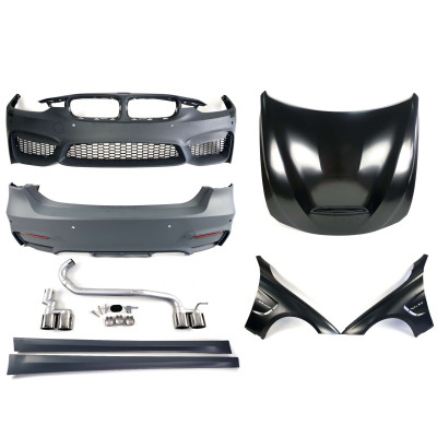 Комплект обвесов FULL (стиль M3 F80/M3 Look) на BMW 3 Series F30/F31 2011-2018 года