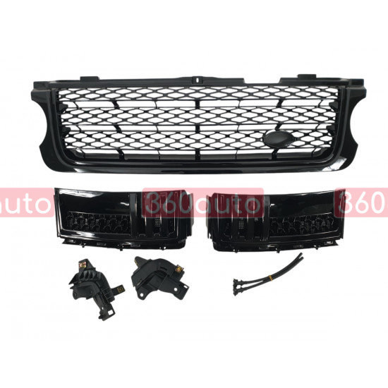 Комплект рестайлинга (стиль 2010+) на Land Rover Range Rover Vogue L322 2005-2010 года