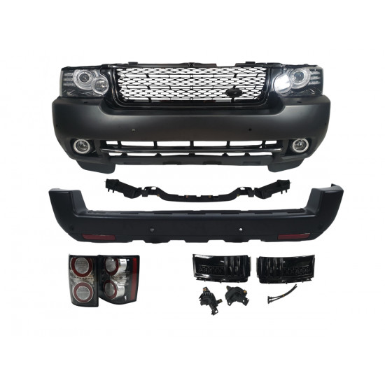 Комплект рестайлинга (стиль 2010+) на Land Rover Range Rover Vogue L322 2005-2010 года