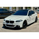 Лезвия на пороги Черный глянец (M-Performance) на BMW 5 Series F10/F11 2010-2017 года